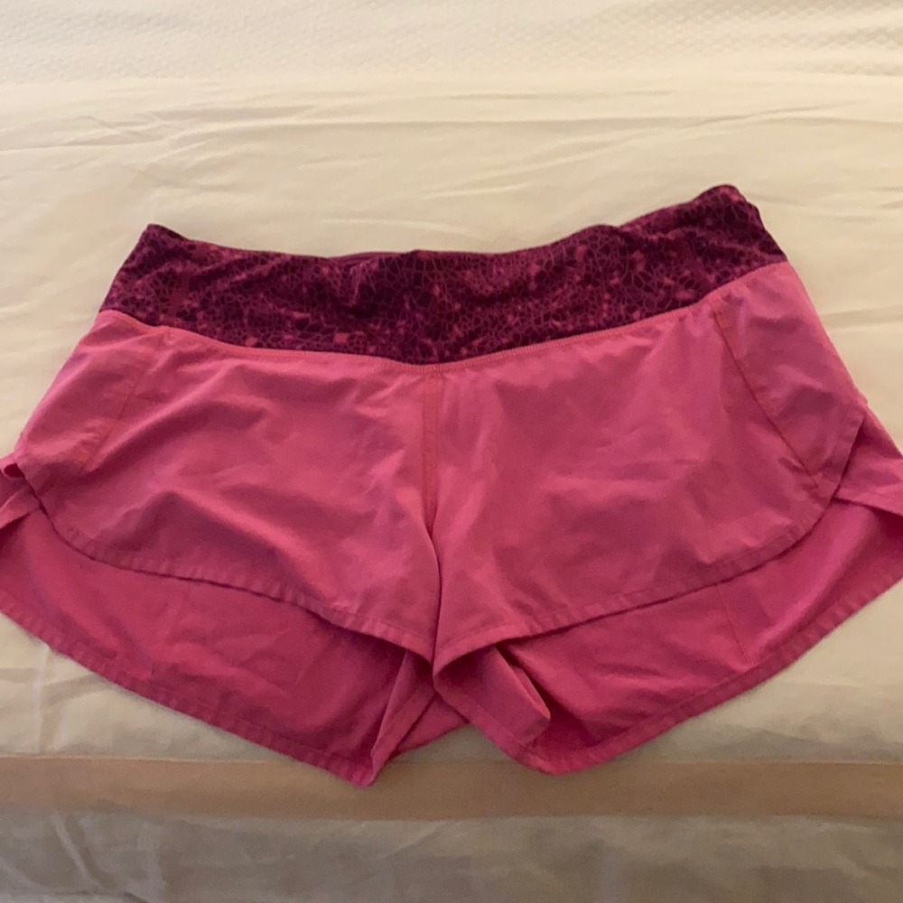 Used Lululemon Speed Up Shorts 2.5” Inseam size 8